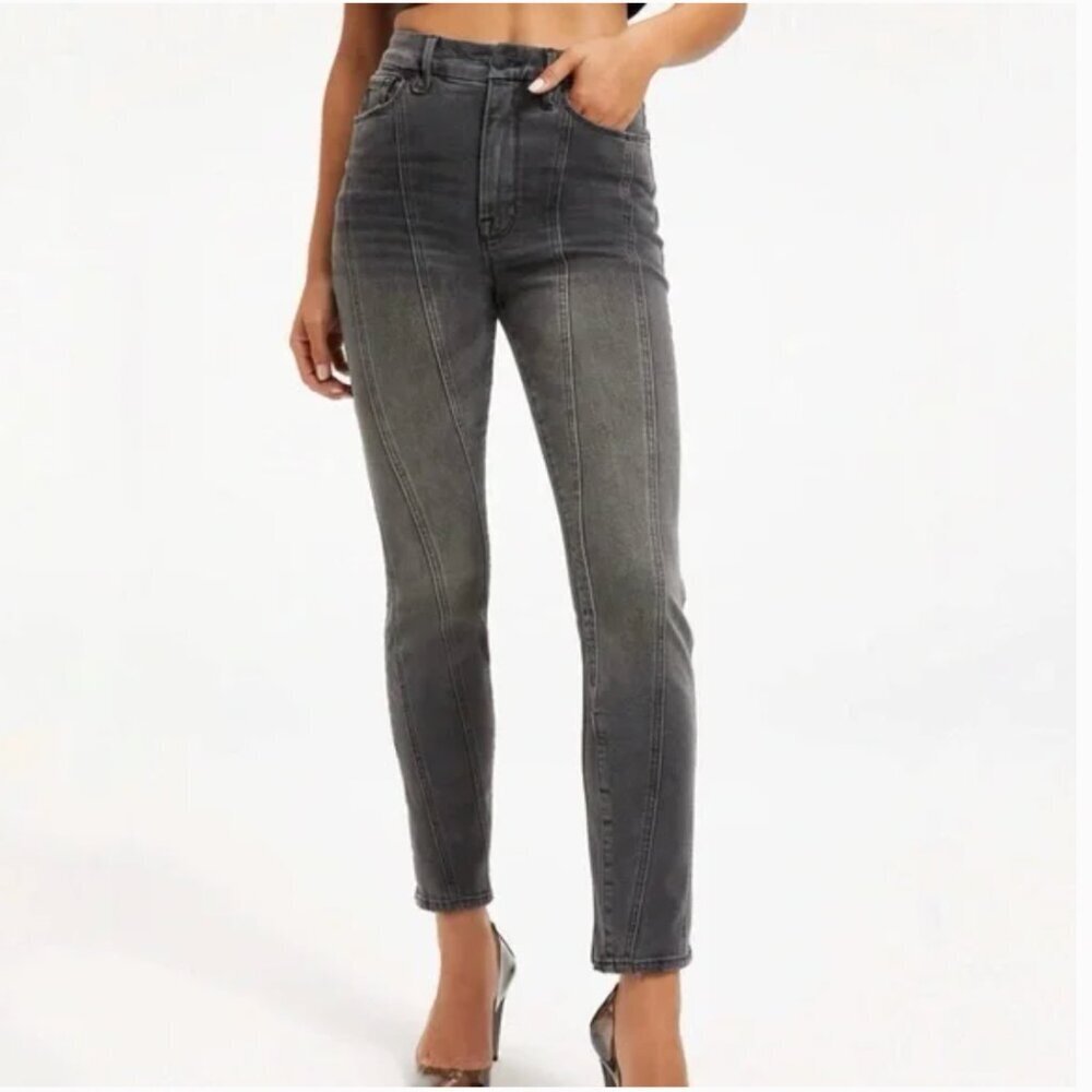 Good American Seamed‎ Good Classic Black Jeans